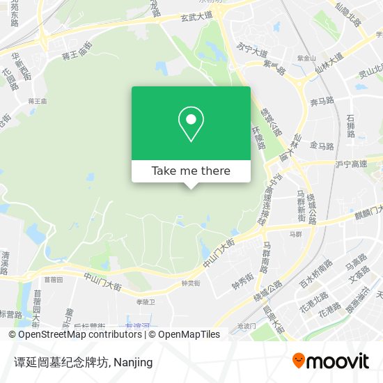 谭延闿墓纪念牌坊 map
