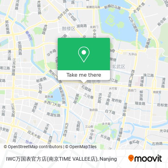 IWC万国表官方店(南京TIME VALLEE店) map