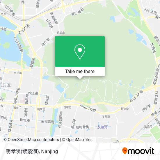 明孝陵(紫霞湖) map