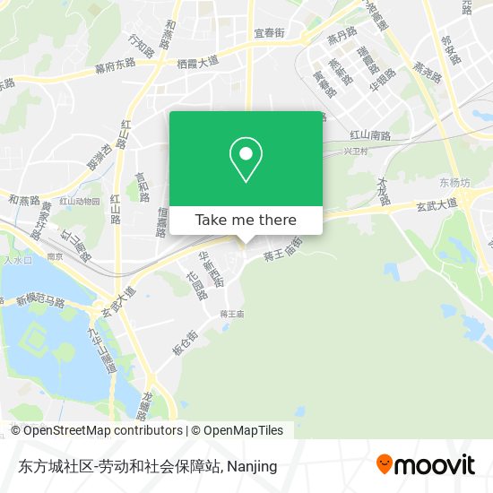 东方城社区-劳动和社会保障站 map