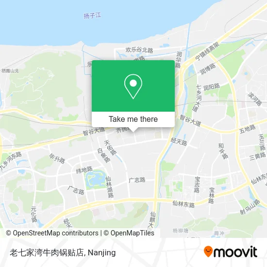 老七家湾牛肉锅贴店 map