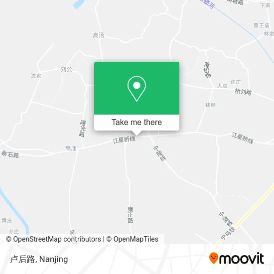 卢后路 map