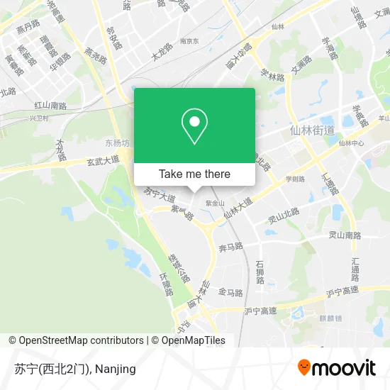 苏宁(西北2门) map