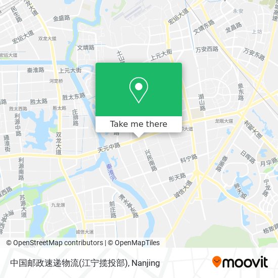 中国邮政速递物流(江宁揽投部) map
