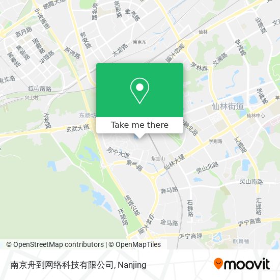 南京舟到网络科技有限公司 map