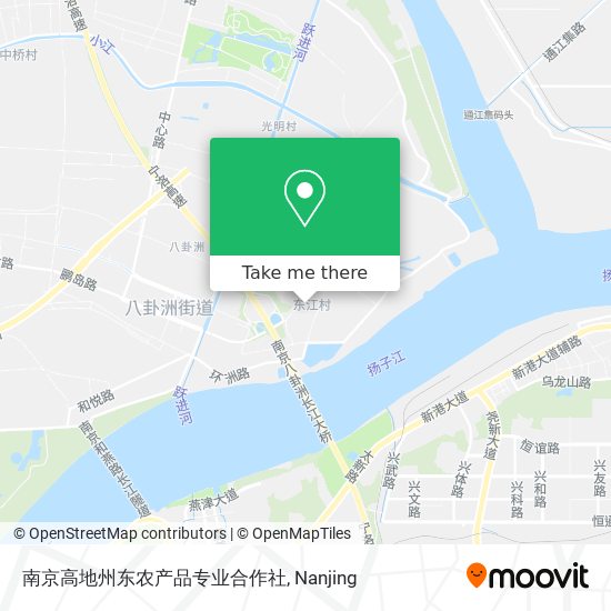 南京高地州东农产品专业合作社 map