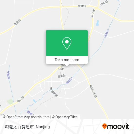 粮老太百货超市 map