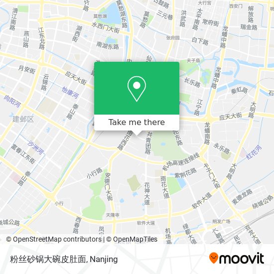 粉丝砂锅大碗皮肚面 map