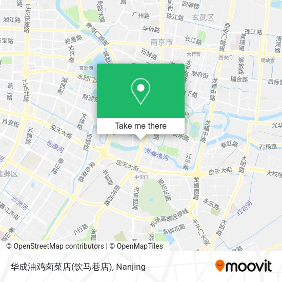 华成油鸡卤菜店(饮马巷店) map