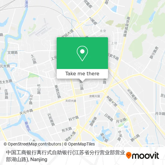 中国工商银行离行式自助银行(江苏省分行营业部营业部湖山路) map