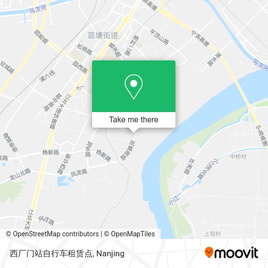 西厂门站自行车租赁点 map