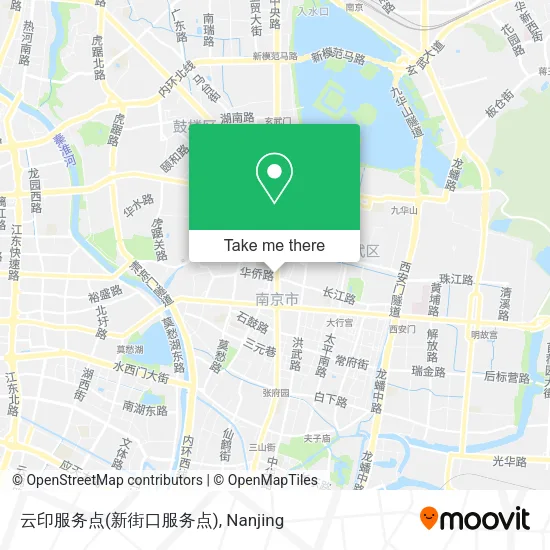 云印服务点(新街口服务点) map