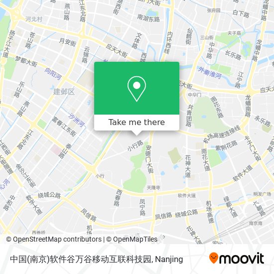 中国(南京)软件谷万谷移动互联科技园 map