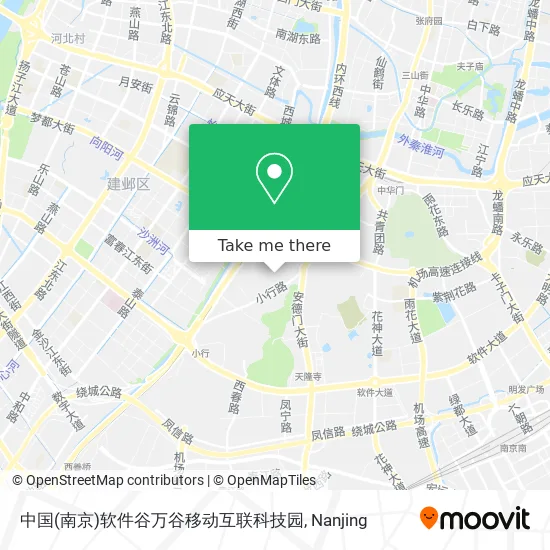 中国(南京)软件谷万谷移动互联科技园 map