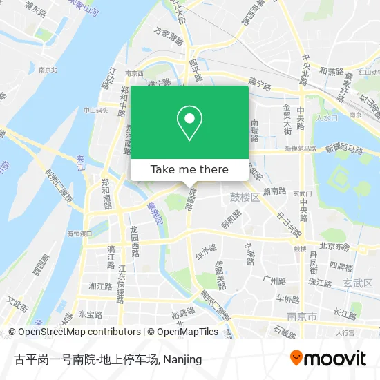 古平岗一号南院-地上停车场 map