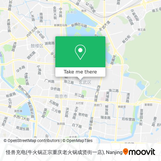 怪兽充电(牛火锅正宗重庆老火锅成贤街一店) map