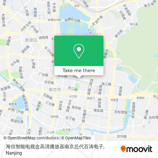 海信智能电视盒高清播放器南京总代百涛电子 map