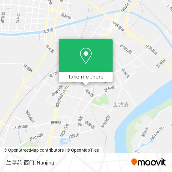 兰亭苑-西门 map