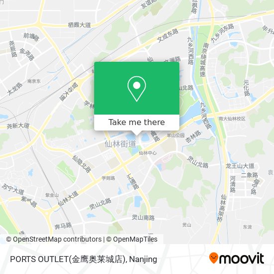 PORTS OUTLET(金鹰奥莱城店) map