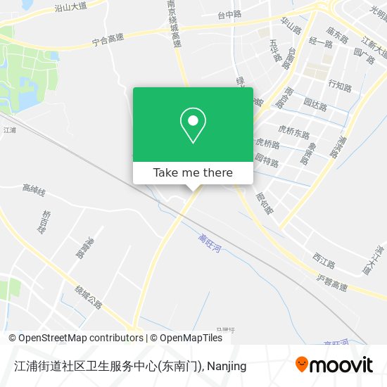 江浦街道社区卫生服务中心(东南门) map