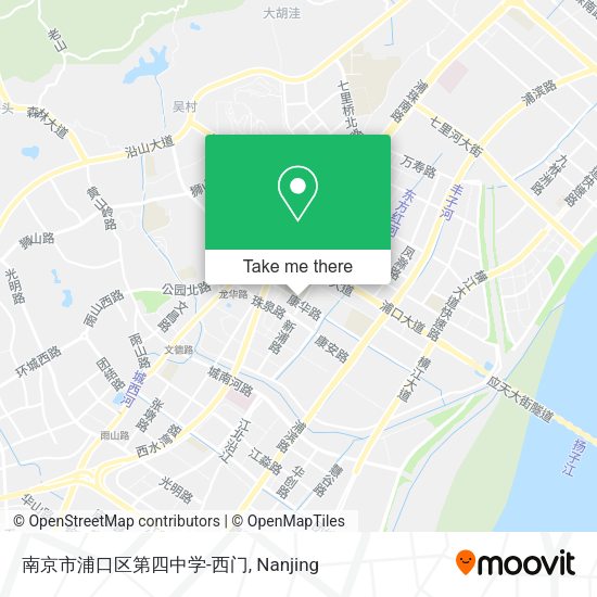 南京市浦口区第四中学-西门 map