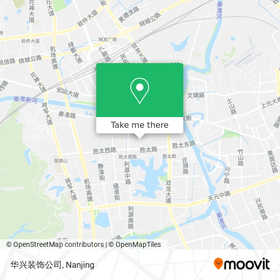 华兴装饰公司 map