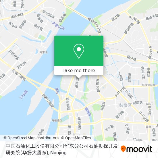 中国石油化工股份有限公司华东分公司石油勘探开发研究院(华扬大厦东) map