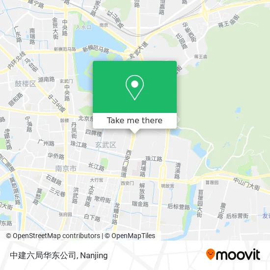 中建六局华东公司 map