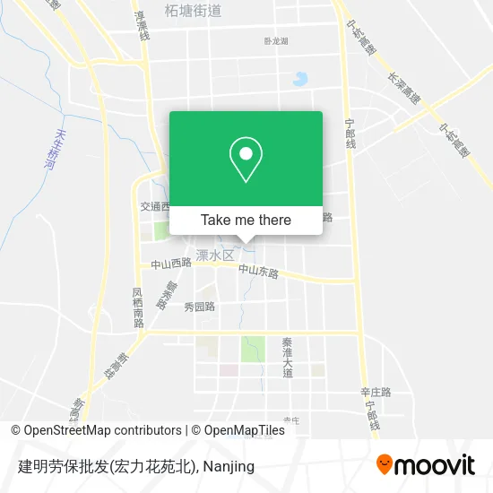 建明劳保批发(宏力花苑北) map