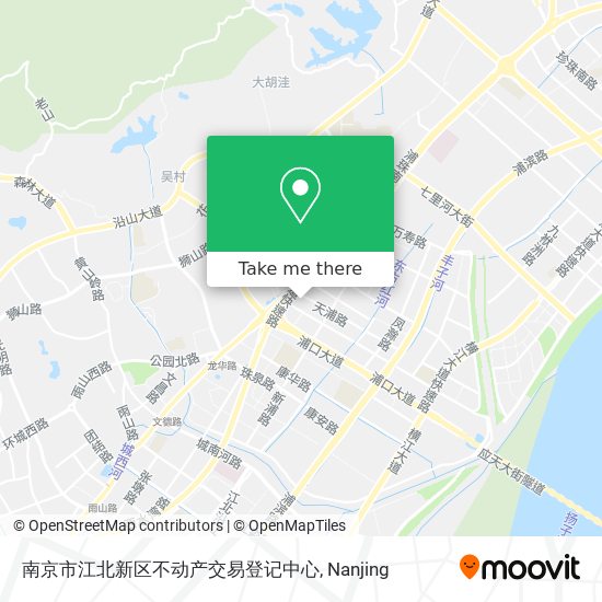 南京市江北新区不动产交易登记中心 map