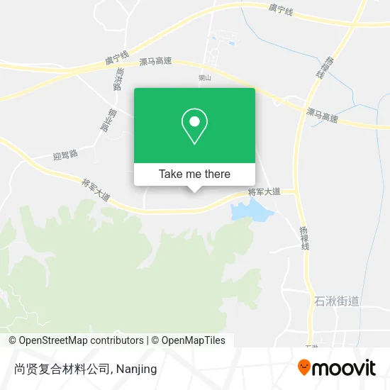 尚贤复合材料公司 map