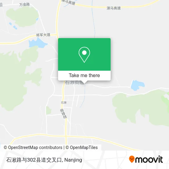 石湫路与302县道交叉口 map
