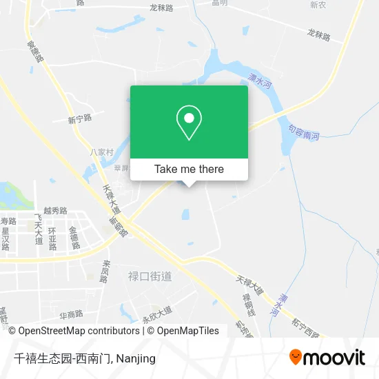 千禧生态园-西南门 map