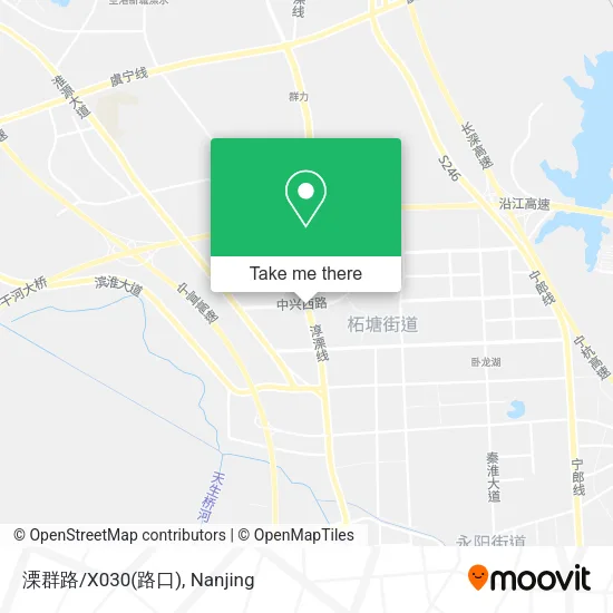 溧群路/X030(路口) map