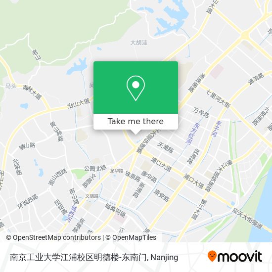 南京工业大学江浦校区明德楼-东南门 map