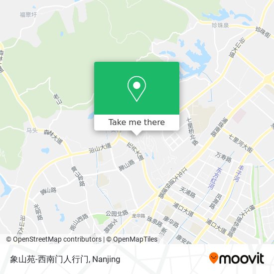 象山苑-西南门人行门 map
