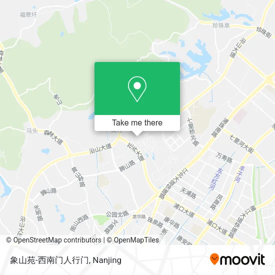 象山苑-西南门人行门 map