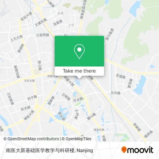 南医大新基础医学教学与科研楼 map