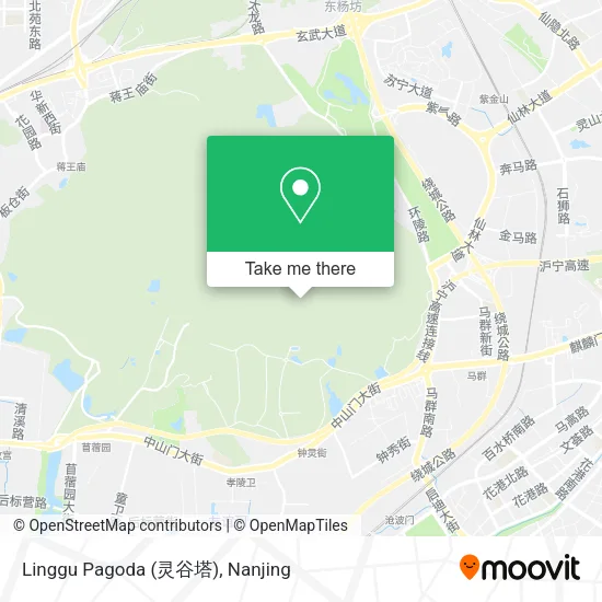 Linggu Pagoda (灵谷塔) map