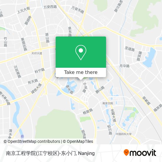 南京工程学院(江宁校区)-东小门 map
