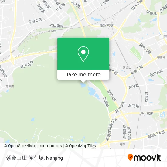 紫金山庄-停车场 map