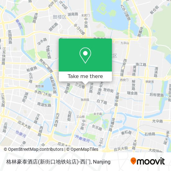 格林豪泰酒店(新街口地铁站店)-西门 map