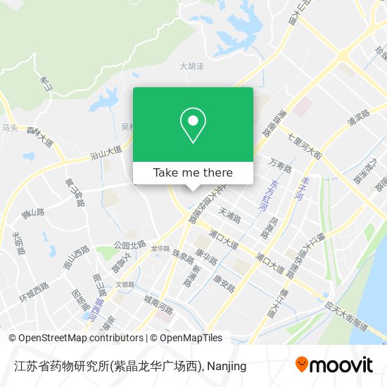 江苏省药物研究所(紫晶龙华广场西) map
