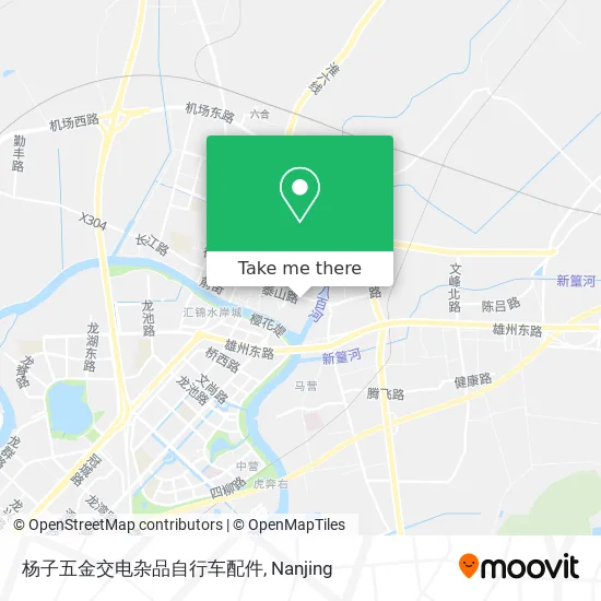 杨子五金交电杂品自行车配件 map