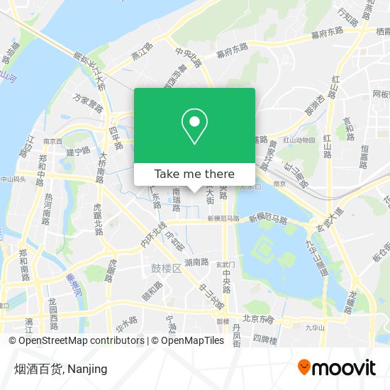 烟酒百货 map