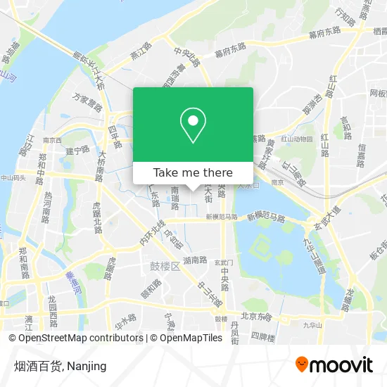 烟酒百货 map
