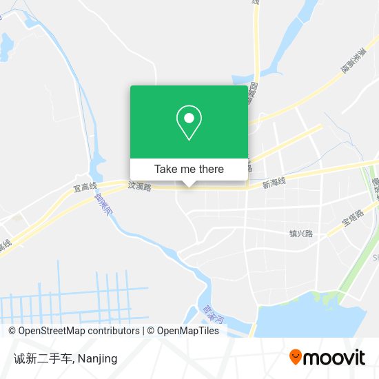 诚新二手车 map