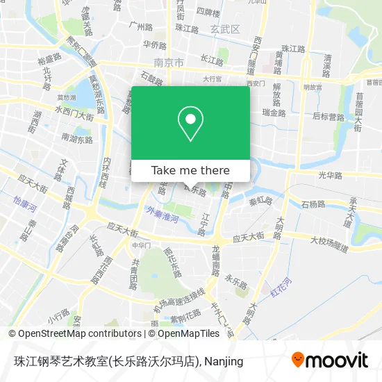 珠江钢琴艺术教室(长乐路沃尔玛店) map