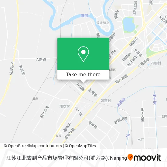 江苏江北农副产品市场管理有限公司(浦六路) map