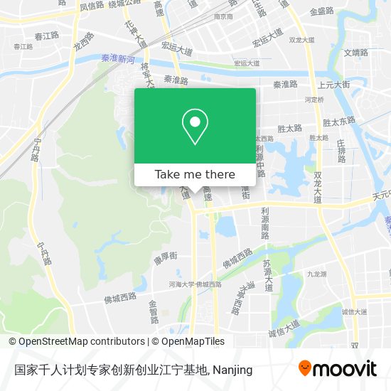 国家千人计划专家创新创业江宁基地 map